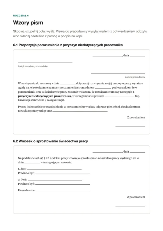 Strona: wzory pism